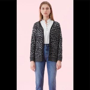La Vie Rebecca Taylor Leopard Print Cardi NWT. S⚡️